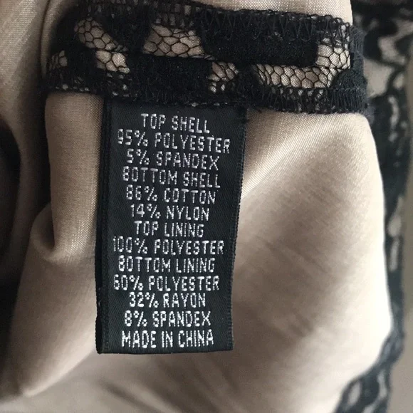 Black with lace skirt cocktail dress from Adrianna Papell. Size 8 - Picture 5 of 5